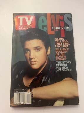 Vintage TV Guide Magazine August 17-23 2002 Elvis Forever Commemorative Issue